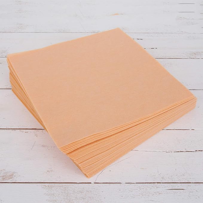 Threadart Peach Premium Felt Sheets