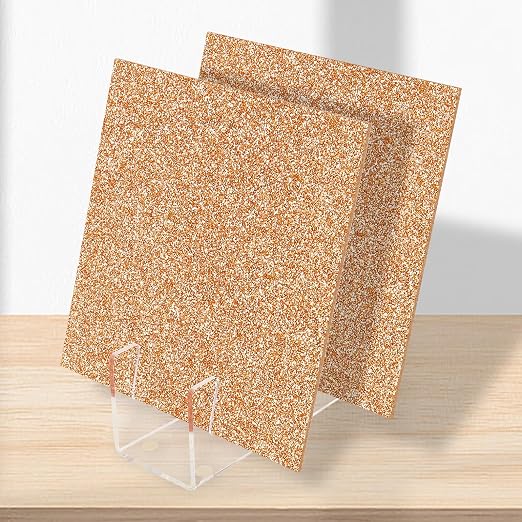 Glitter Acrylic Sheets 12 x 12 inch 1/8" Thick