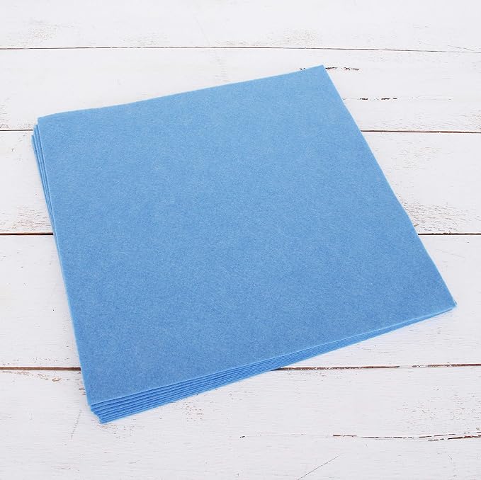 Threadart Light Blue Premium Felt Sheets