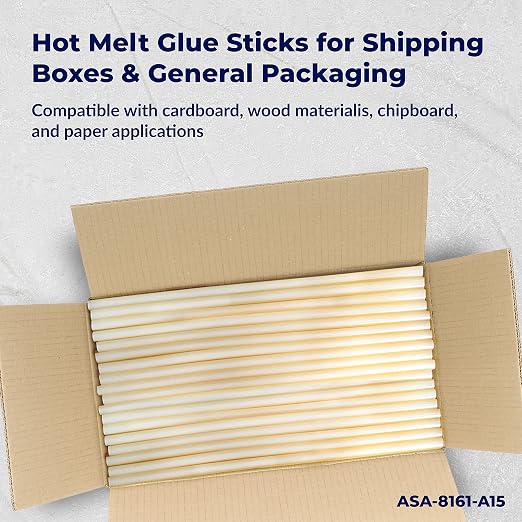 ASA Full Size Hot Glue Sticks – 7/16" x 15"