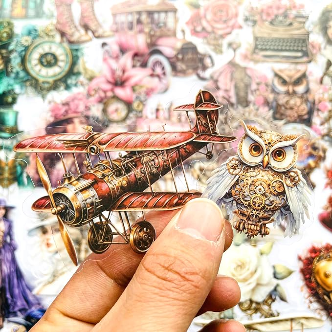 Yoksas Vintage Victorian Steampunk Stickers