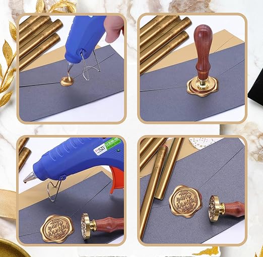 Pack of 50 Premium Mailable Glue Gun Sealing Wax Sticks