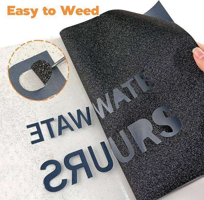 HTVVETUR Glitter Heat Transfer Vinyl