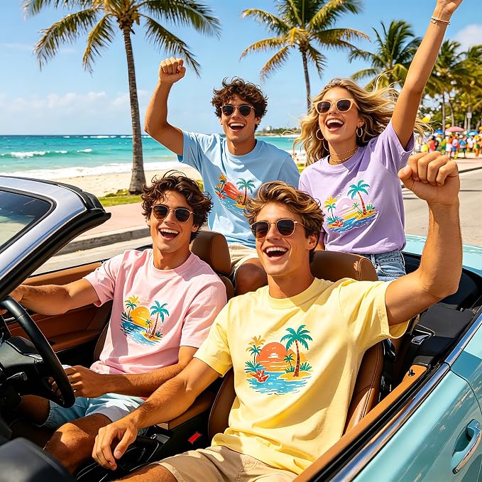 Joyclub 5 PCS Unisex Sublimation Blanks Bulk Polyester T Shirts