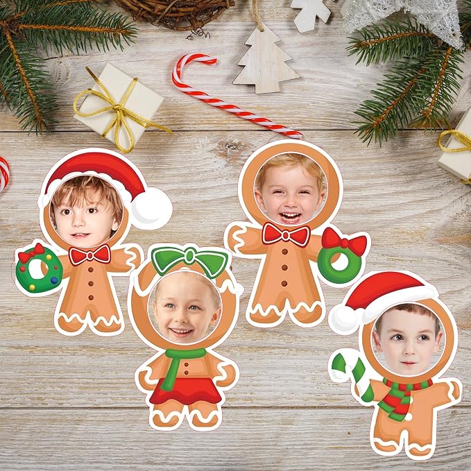 50 Pcs Christmas Gingerbread Cutouts | DIY Bulletin Board Decoration Photo