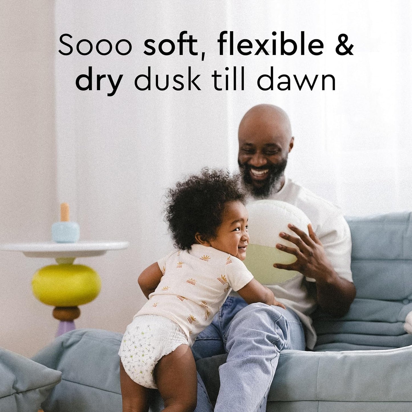 LILLYDOO Diaper Pants Toddlers - Size 7 (33+ lbs), Half-Monthly Supply (51 Count), Skin-Friendly, Ultrasoft, Chlorine-Free, Snug Fit & Absorbent Pull On Diapers