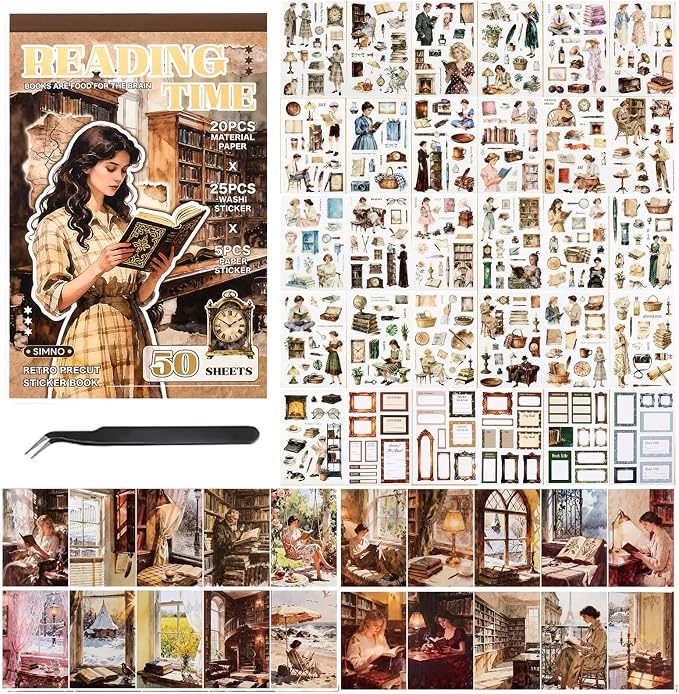 Aesthetic Scrapbooking Stickers Supplies