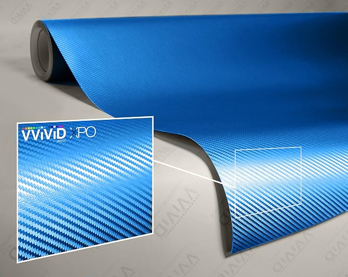 VViViD Craft 3D Carbon Fibre Textured Vinyl Sheet 1ft x 5ft