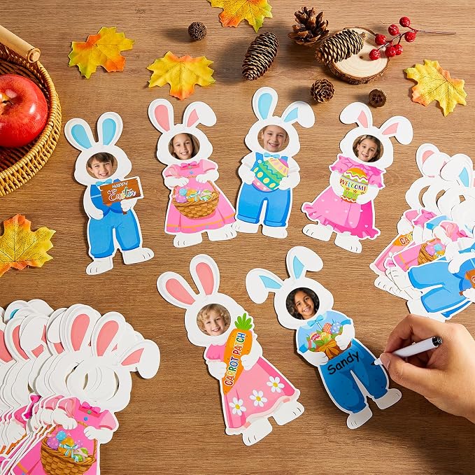 48 Set Easter Bunny Egg Cutouts