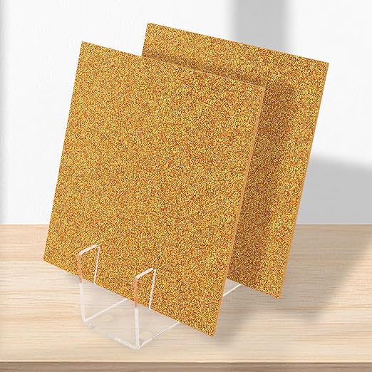 2 PCS 10 x 10 inch Glitter Colored Plexiglass Acrylic Sheets