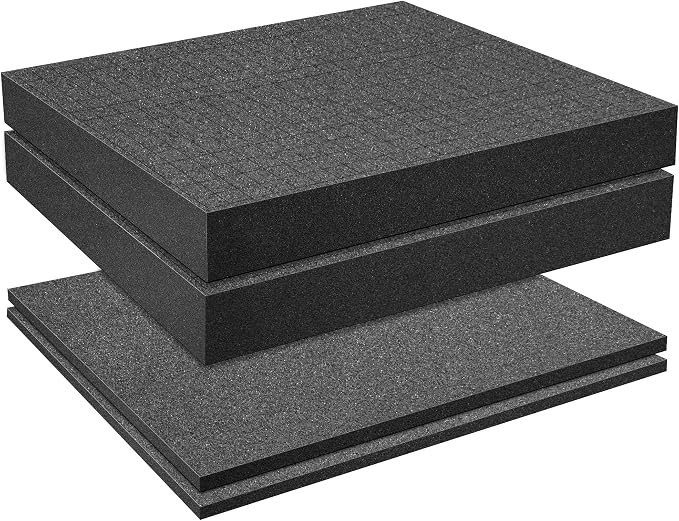 DECOHS 4 PCS Pick Apart Foam Insert- 2 Size Pick and Pluck Foam- Pluck Pre Cube