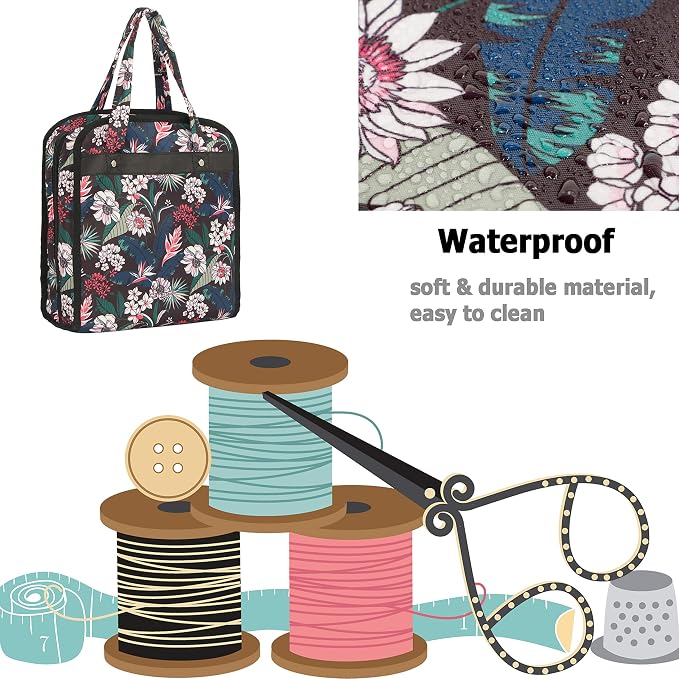 PACMAXI Sewing Accessories Storage Bag, Craft Tools | Roomy carry bag
