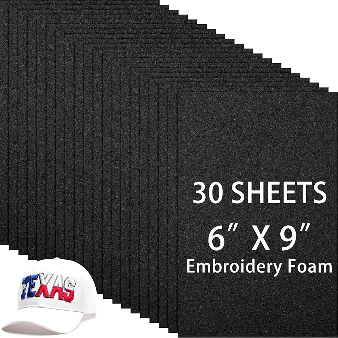 Innconee 30 Pcs Embroidery Foam 3D 3mm EVA Puffy Foam Sheets