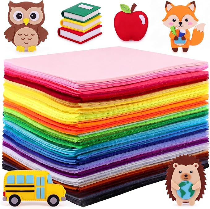 Moukeren 240 Pcs 10 x 12 Inch Felt Sheets Bulk