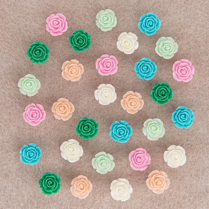 Cuttte 30pcs Decorative Flower Push Pins