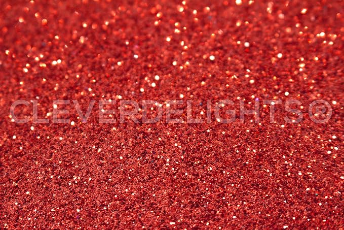 10 Pack - CleverDelights 8" x 12" Glitter Foam Sheets - Assorted Colors - Large