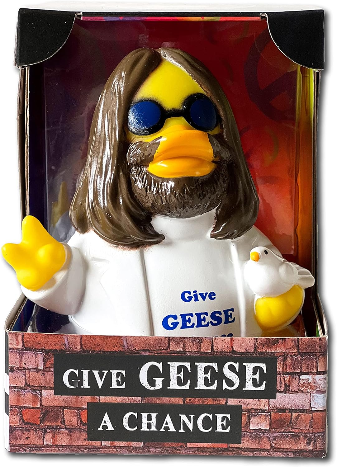 CelebriDucks - Give Geese A Chance - Floating Rubber Ducks - Collectible Bath Toy Gift for Kids & Adults of All Ages