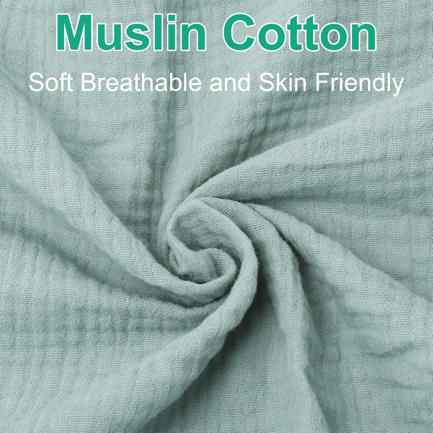 Muslin Changing Pad Cover for Baby Girls Boys-2 Pack 17"x 33" Cotton Soft Breathable Diaper Changing Pad Cover-Cozy Changing Pad Sheets-Neutral Boho Sage Green & Beige