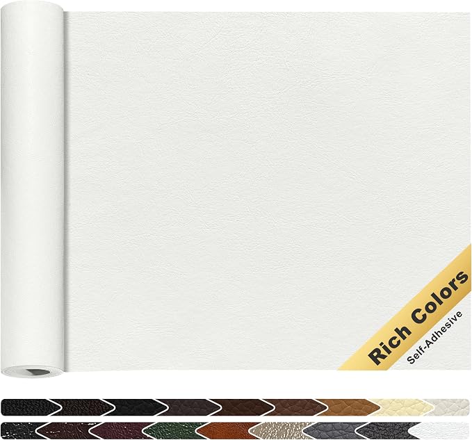 KING MOUNTAIN Leather Repair Patch, 16 x 60 Inches self Adhesive Leather Repair