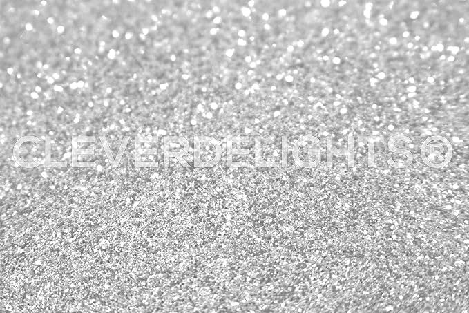 10 Pack - CleverDelights 8" x 12" Glitter Foam Sheets - Assorted Colors - Large