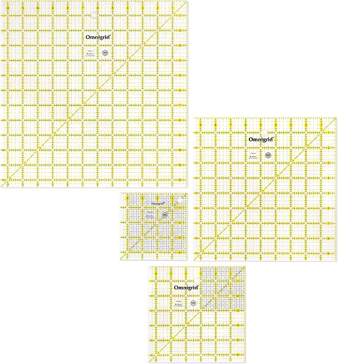 Omnigrid R45125S 12-1/2-Inch Square Value Pack, 4-Count | By Omnigrid, Sewing