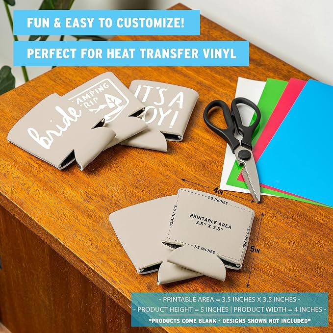 Blank Beer Can Coolers Sleeves Soft Insulated Beer Can Cooler Sleeves