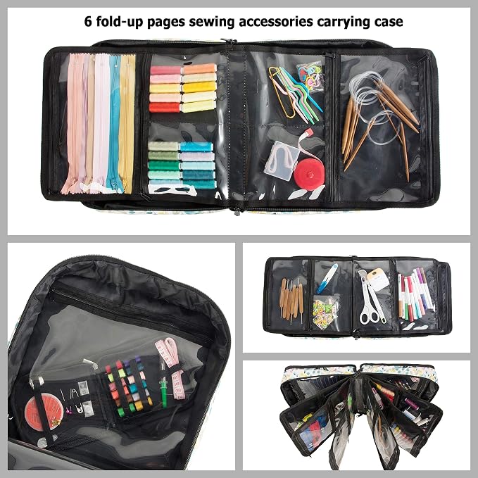 PACMAXI Sewing Accessories Storage Carrying Bag, Craft Tools | Roomy carry bag