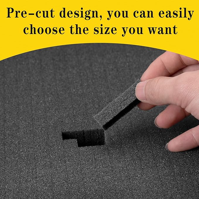 DECOHS 4 PCS Pick Apart Foam Insert- 2 Size Pick and Pluck Foam- Pluck Pre Cube