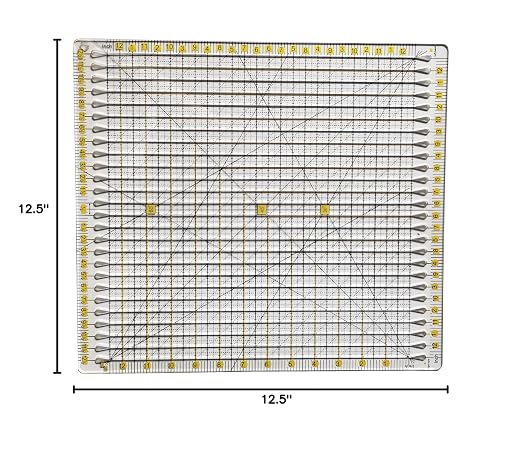 HONEYSEW Quilting Template Ruler Slotted Rulers Sewing Quilt Strip Rulers Guides