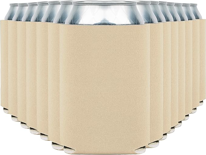 Blank Beer Can Coolers Sleeves Soft Insulated Beer Can Coolies