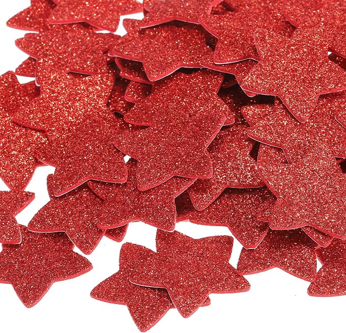 PATIKIL 1.4"x1.4" Star Foam Stickers