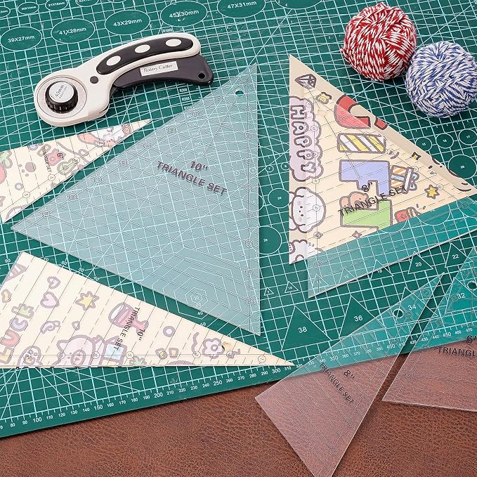 Kigley 3 Set Tall Triangle Rulers