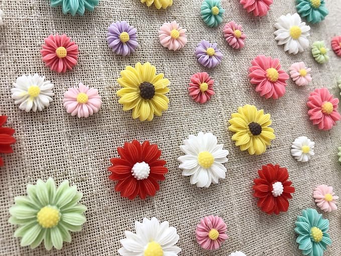 Temoyj Decorative Thumb Tacks 24 Pcs Colorful Cute Pushpins
