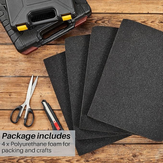 Amylove 16 x 12 x 0.5 Polyurethane Foam Sheet Foam Pad