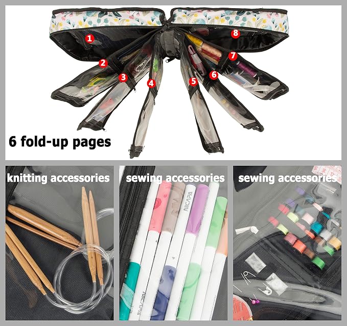 PACMAXI Sewing Accessories Storage Carrying Bag, Craft Tools | Roomy carry bag
