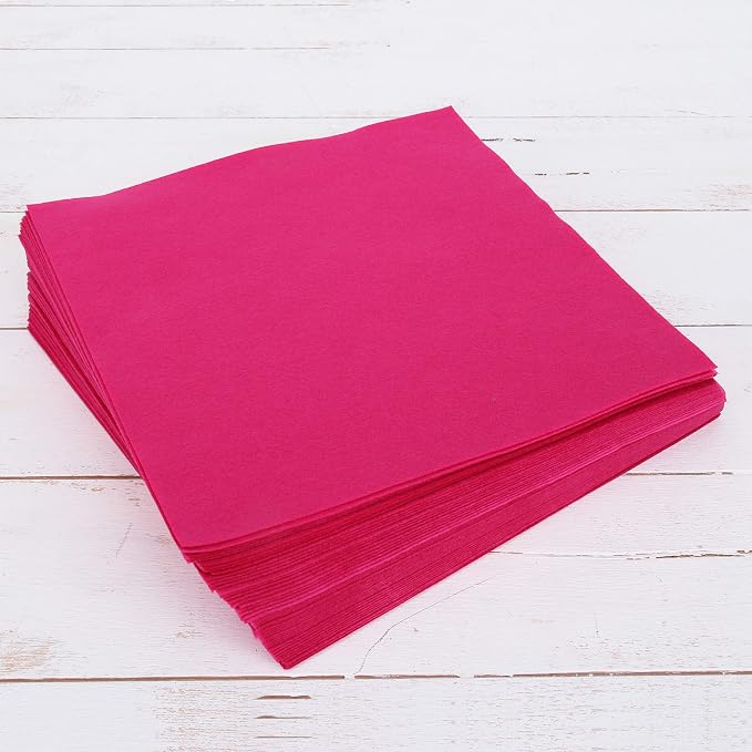 Threadart Magenta Premium Felt Sheets