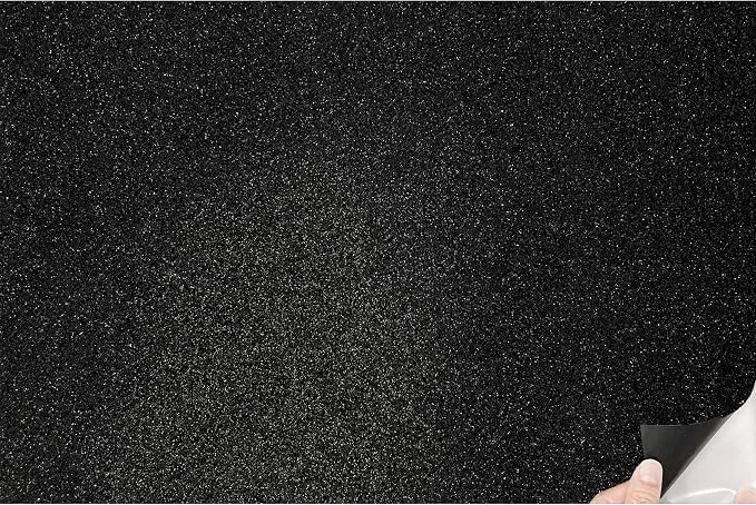 Allgala X-Large Self-Adhesive Glitter EVA Foam Sheets 12 Pack 12x16 inch Paper