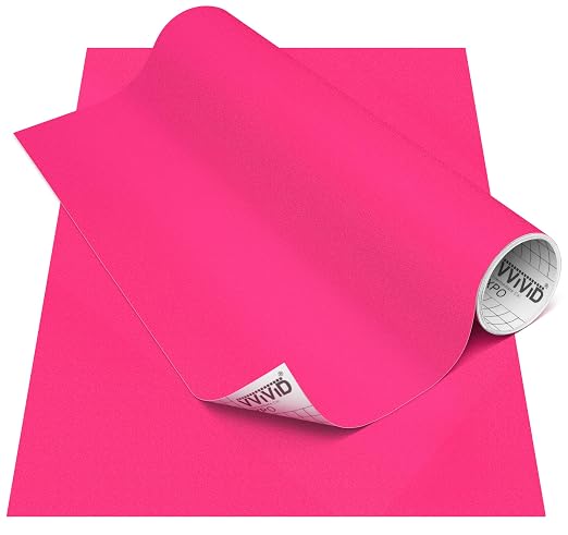 VViViD DECO65 Suede Pink Permanent Adhesive Craft Vinyl