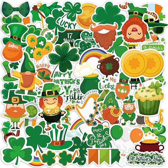 120 PCS St Patricks Day Stickers
