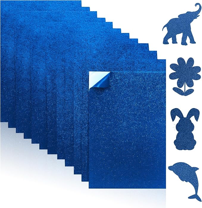 Self-Adhesive Glitter EVA Foam Sheets