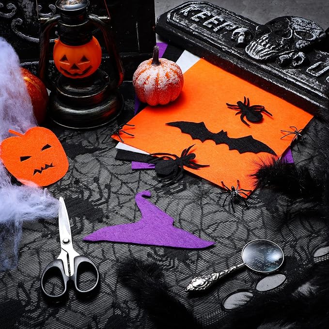 24 Piece Halloween Felt Fabric Sheets