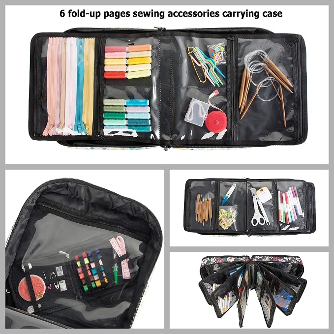 PACMAXI Sewing Accessories Storage Bag, Craft Tools | Roomy carry bag