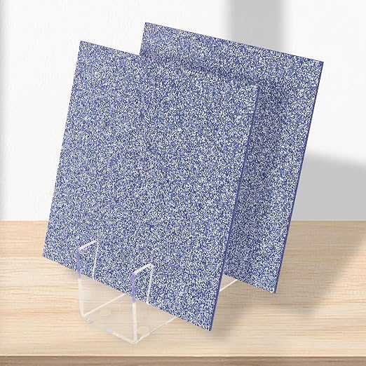 2 PCS 8 x 8 inch Glitter Colored Plexiglass Acrylic Sheets