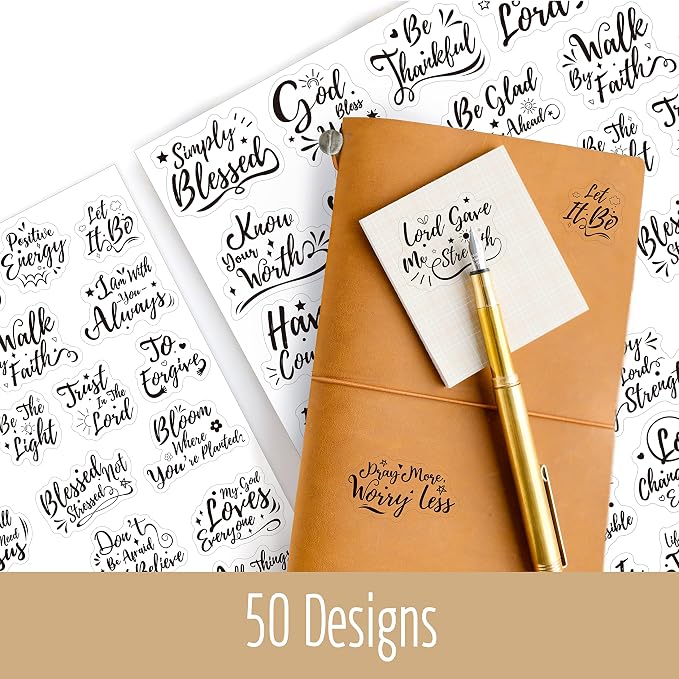1000 PCS Bible Verse Stickers