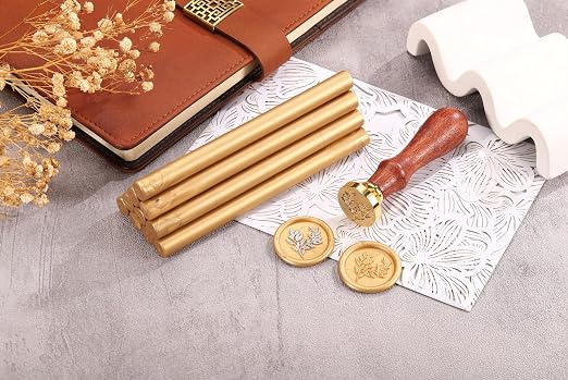 Yoption Wax Seal Kit, Eucalyptus Wax Seal Stamp, Wine Packages