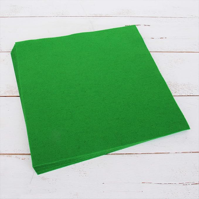 Threadart Green Premium Felt Sheets