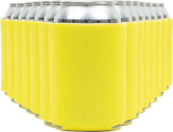 Blank Beer Can Coolers Sleeves Soft Insulated Beer Can Coolies