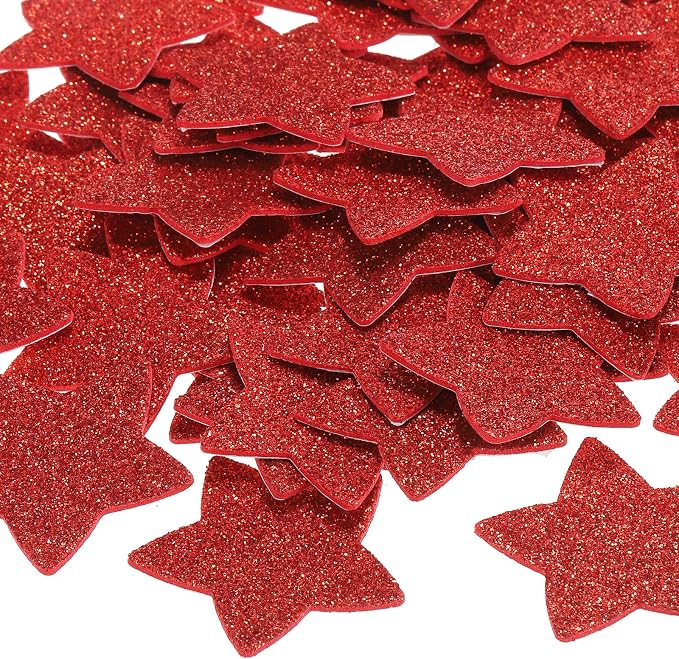 PATIKIL 1.8"x1.8" Star Foam Stickers