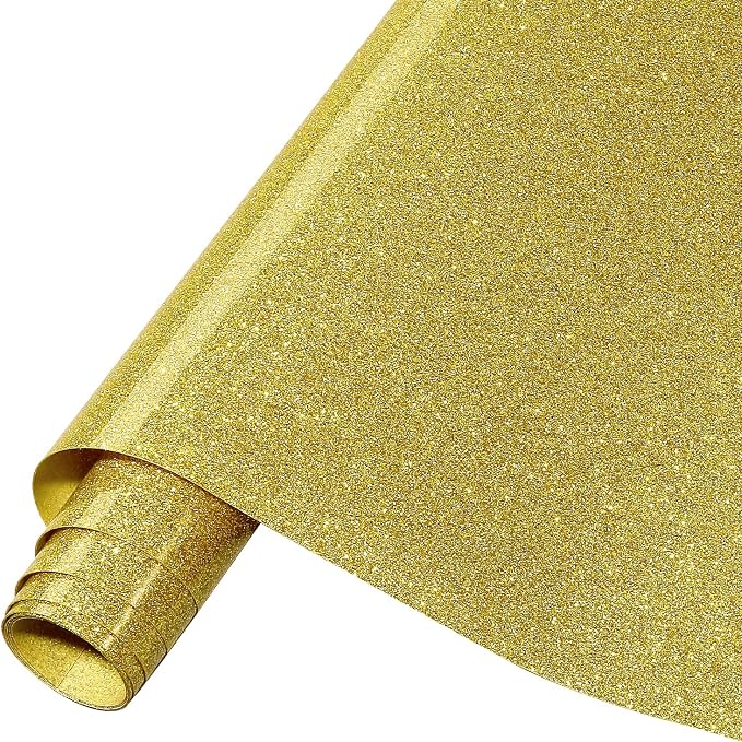 Tintnut Gold Heat Transfer Vinyl Roll, easy cut & weed, stretch washable