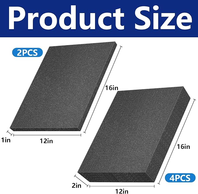 DECOHS 6 Pcs Pick Apart Foam Insert- 2 Sizes Pick and Pluck Foam- Pluck Pre